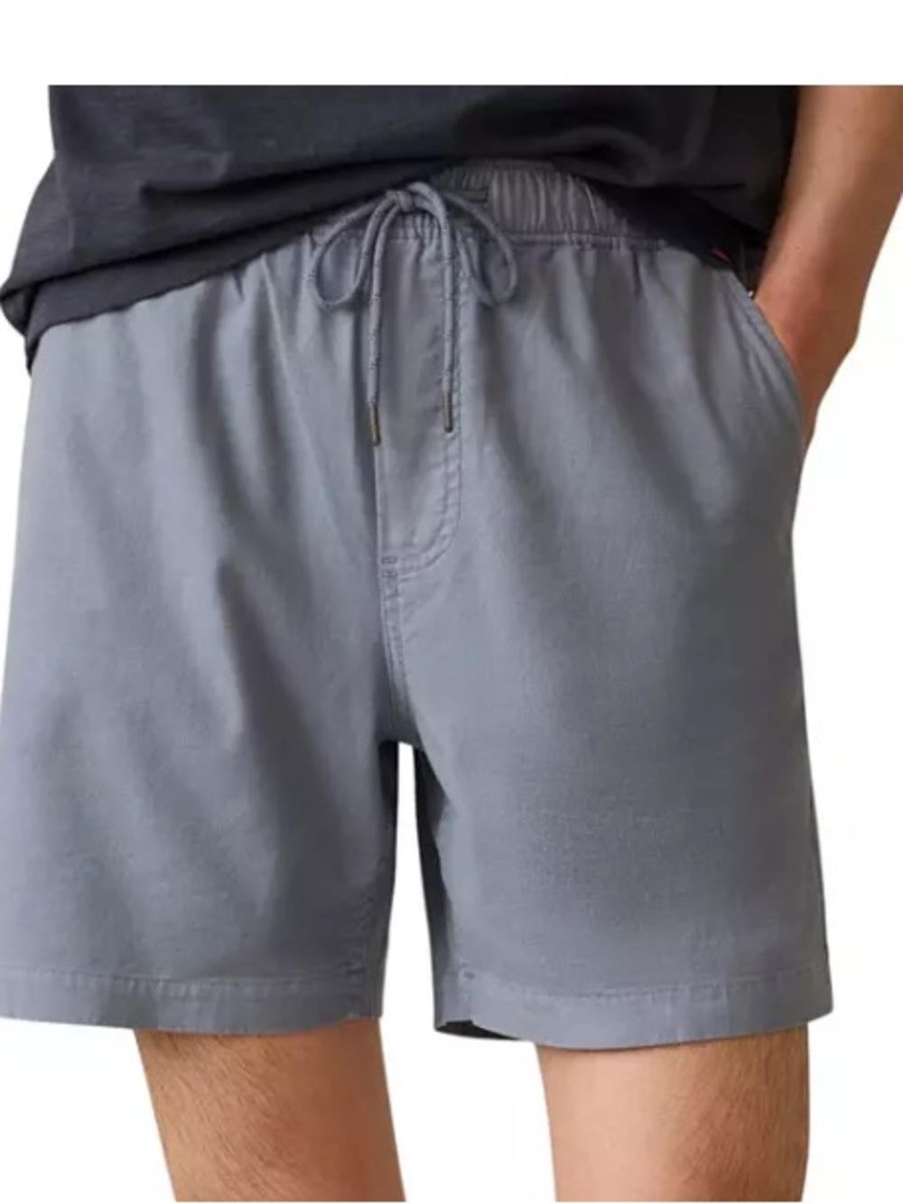 Faherty Men's Essential Drawstring Shorts, Flintstone, size XL, NEW NWT